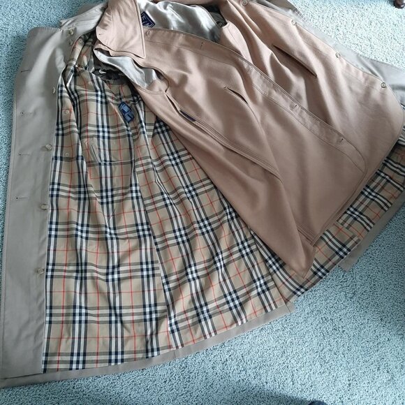 AUTHENTIC BURBERRY LONG HERITAGE TRENCH COAT WITH LINING ~ NEW - Picture 6 of 7